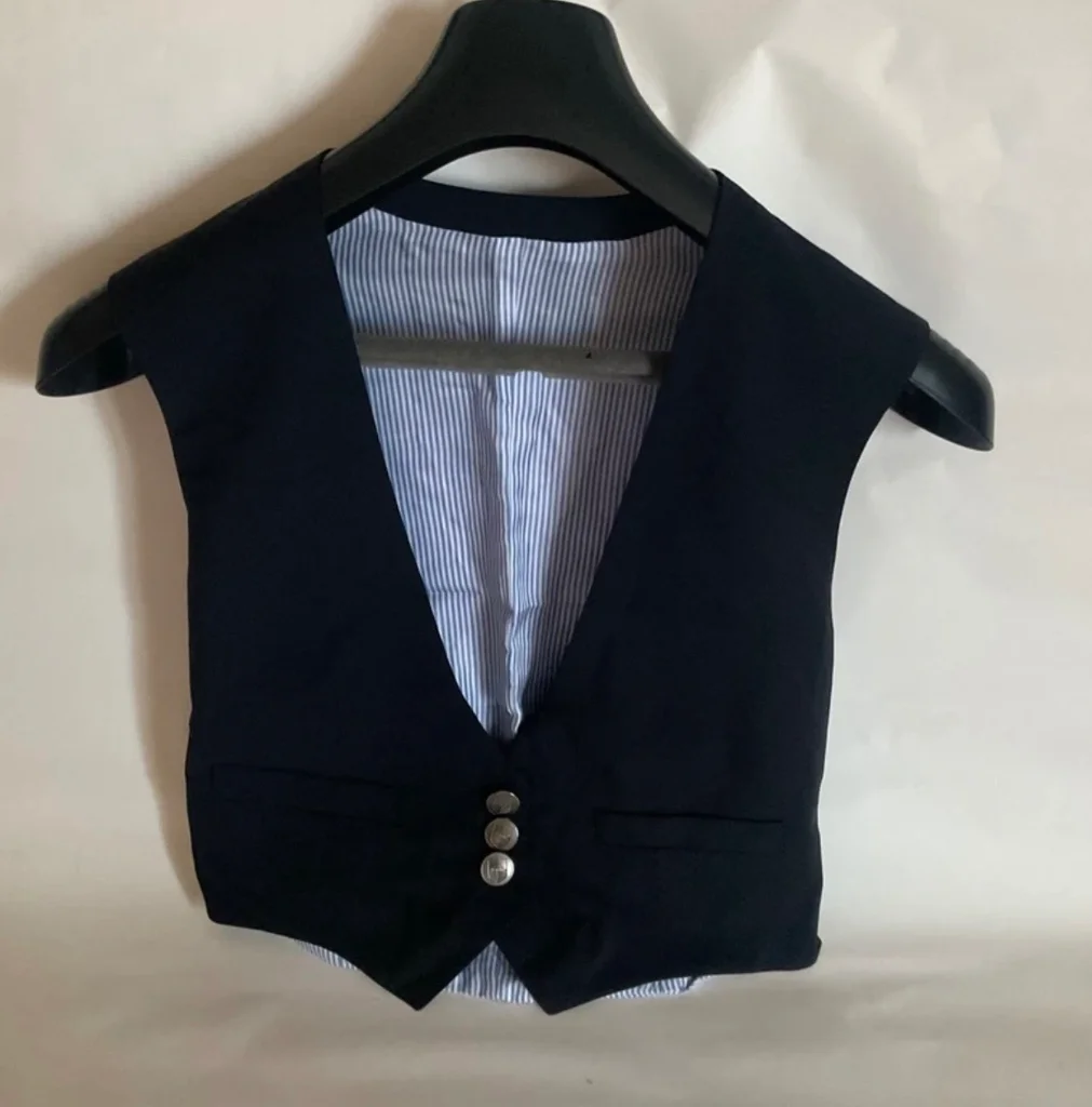 🔥-20%🔥 Sublime Gilet Boléro Eden Park laine noir T.44 (S/M) – photo 2